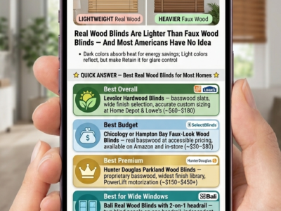 Best Real Wood Blinds