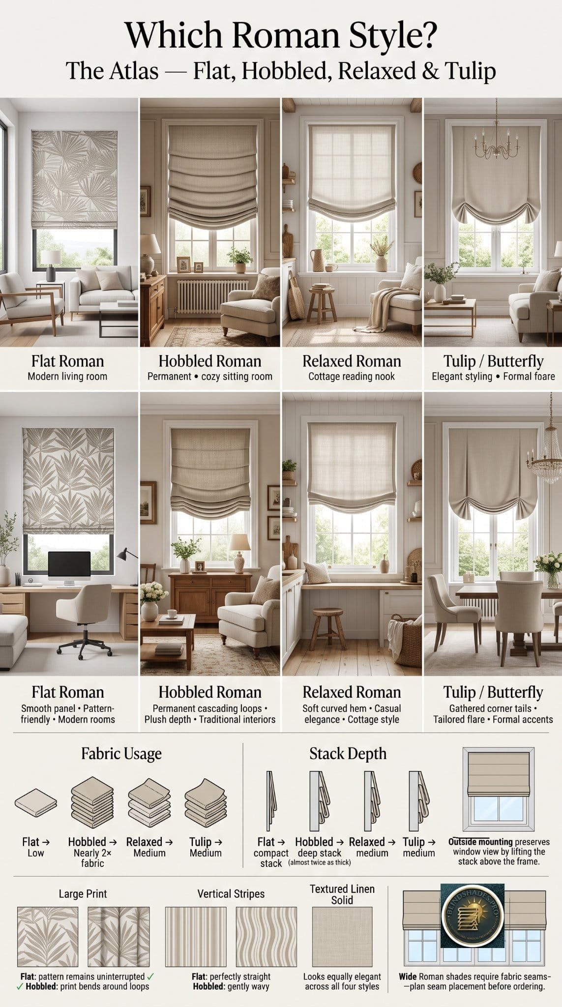 Best Roman Curtains & Roll-Up Curtains 2026: Fold or Roll