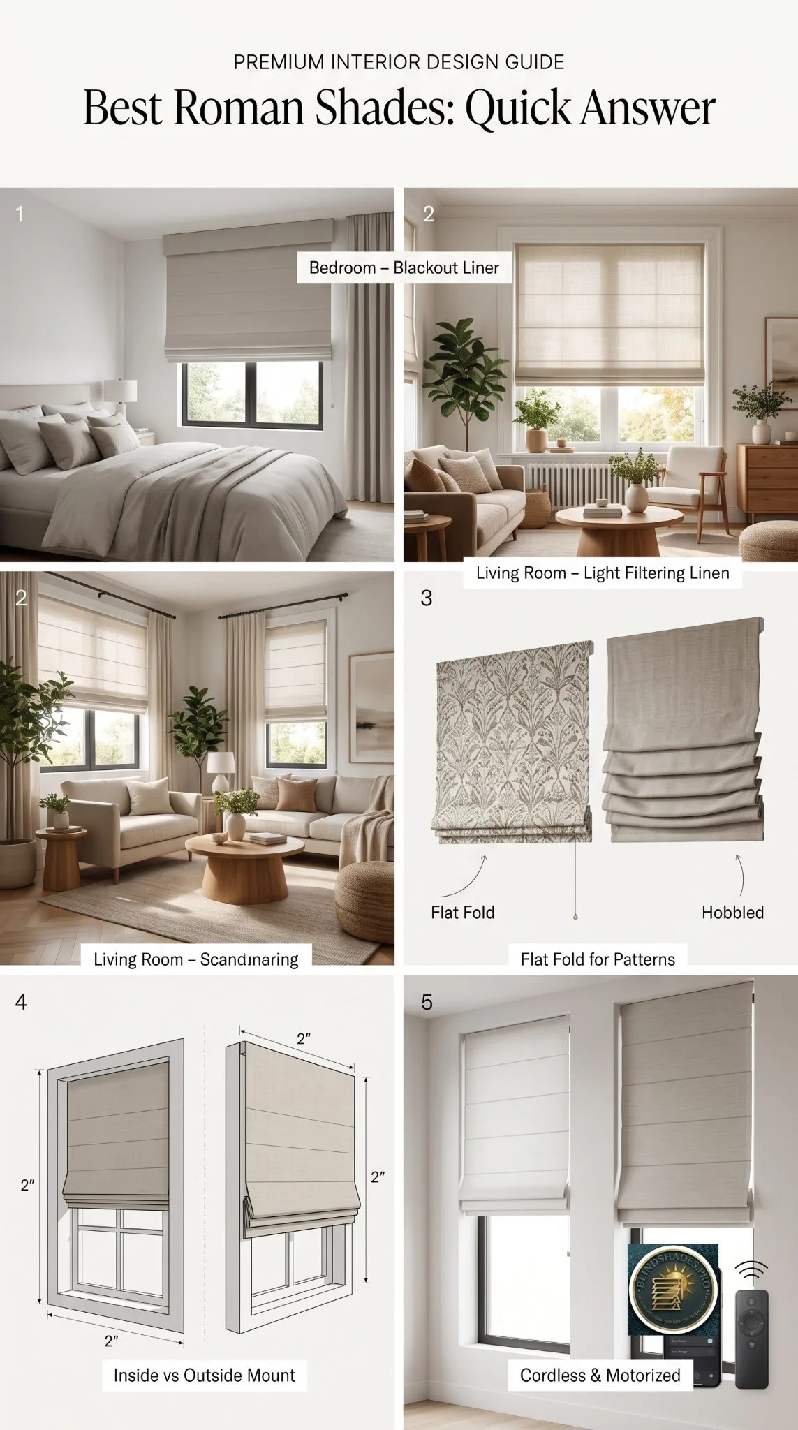 The Best Roman Shades Buying Guide (2026)