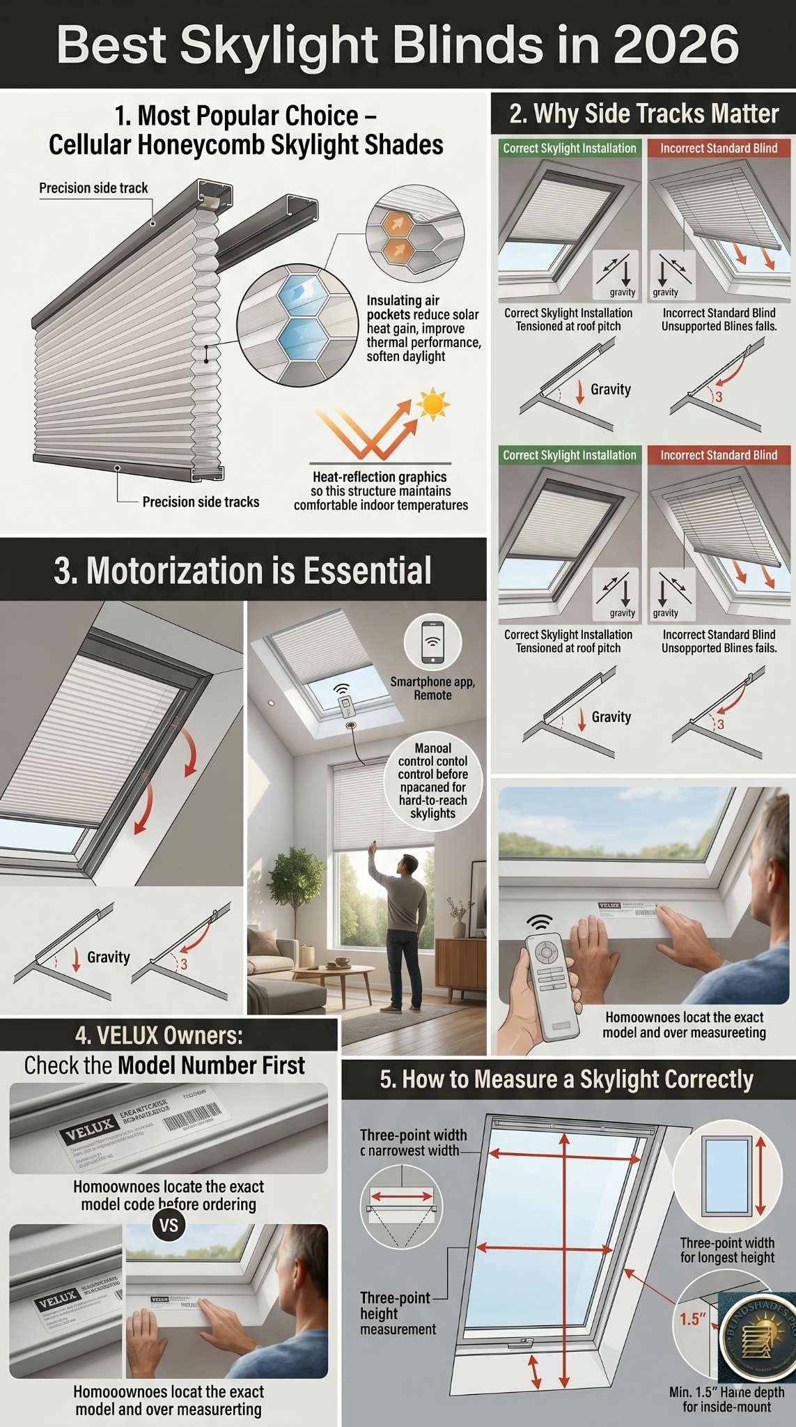 The Best Skylight Blinds & Shades Buying Guide 2026