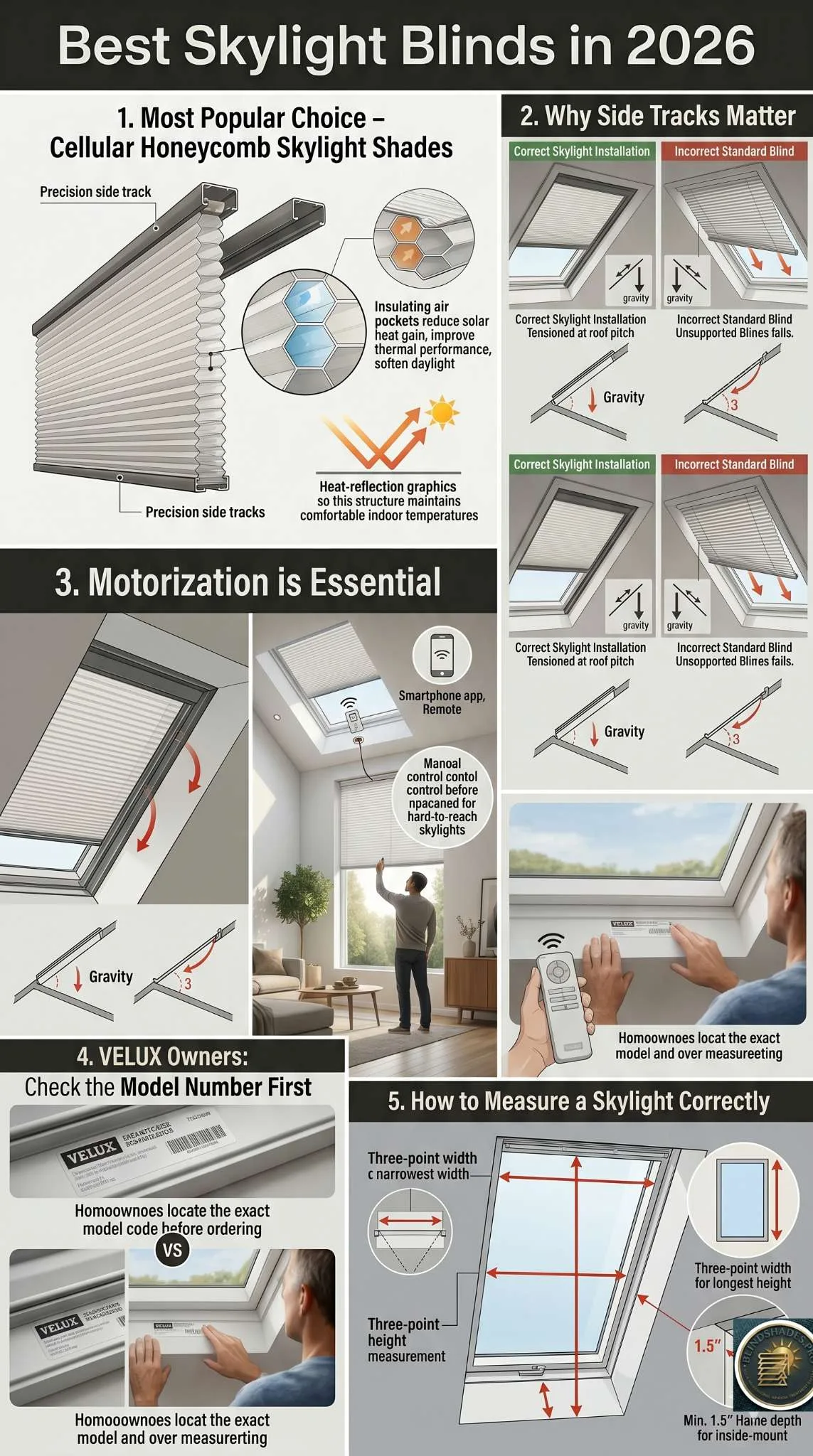 The Best Skylight Blinds & Shades Buying Guide 2026