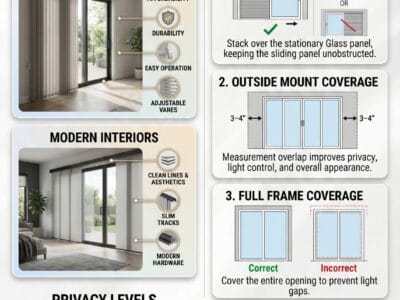 The Best Sliding Glass Door Blinds & Shades Buying Guide 2026