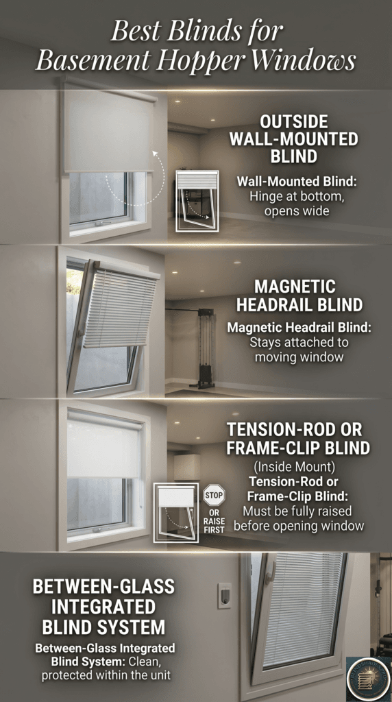 What Are the Best Blinds for a Hopper Window