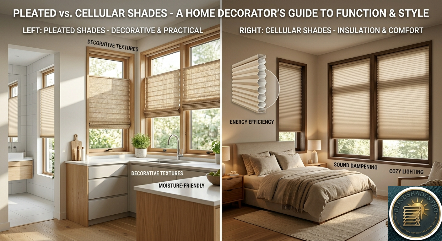 When Should I Choose Pleated Instead of Cellular