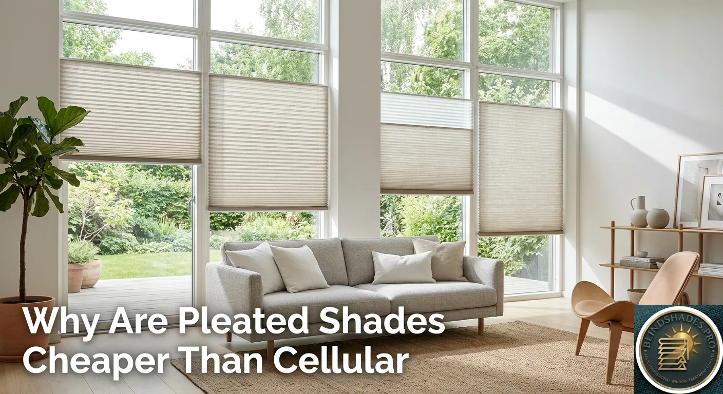 Why Are Pleated Shades Cheaper Than Cellular