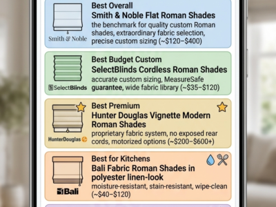 Best Roman Shades
