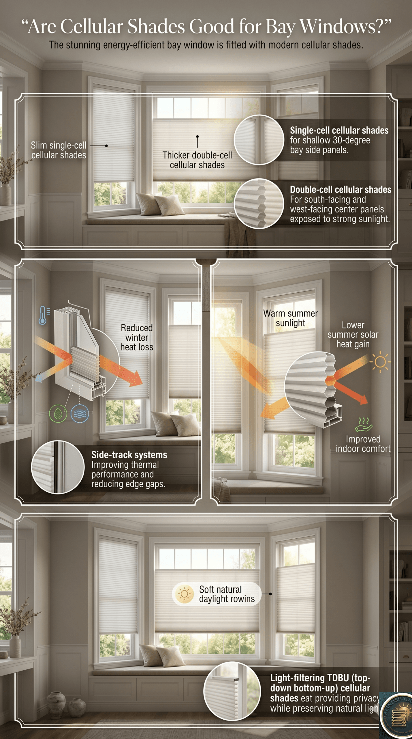 cellular shades bay windows