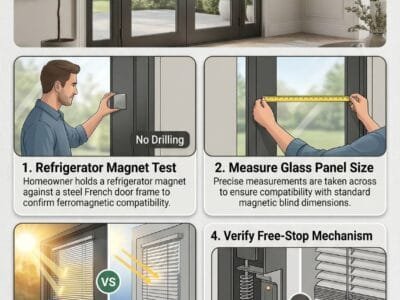Are Magnetic Blinds Good for French Doors