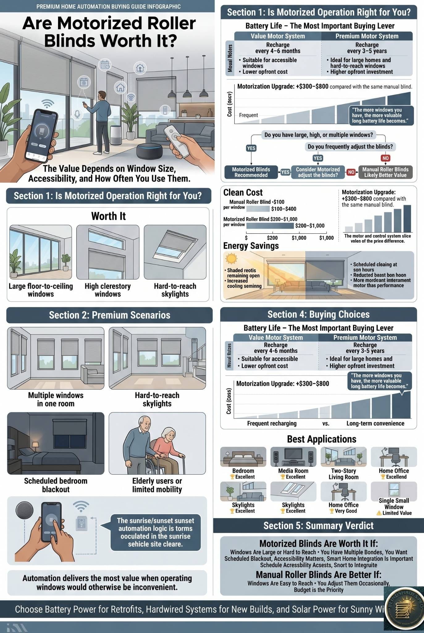 Are Motorized Roller Blinds Worth It