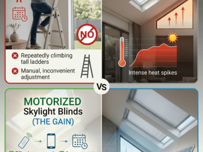 Are Motorized Skylight Blinds Worth the Cost