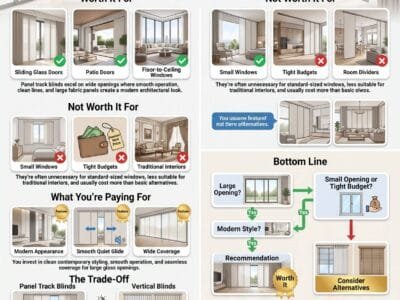 Are Panel Track Blinds Worth It?