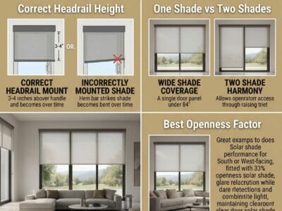 Are Roller Shades Good for Sliding Glass Doors