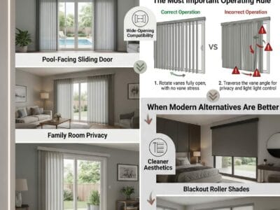 Are Vertical Blinds Still Good for Sliding Glass Doors