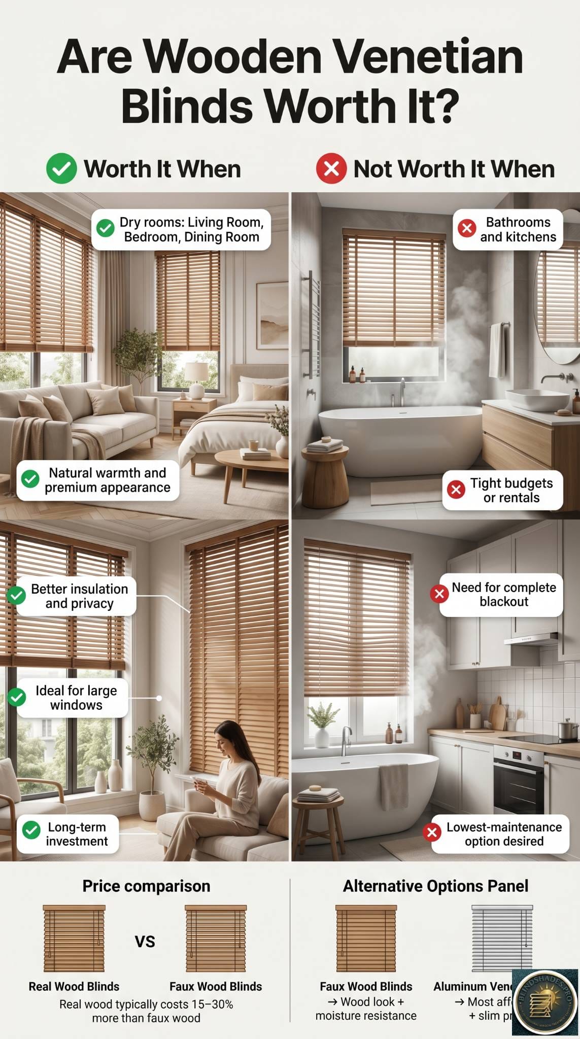 Are Wooden Venetian Blinds Worth It? An Honest Take