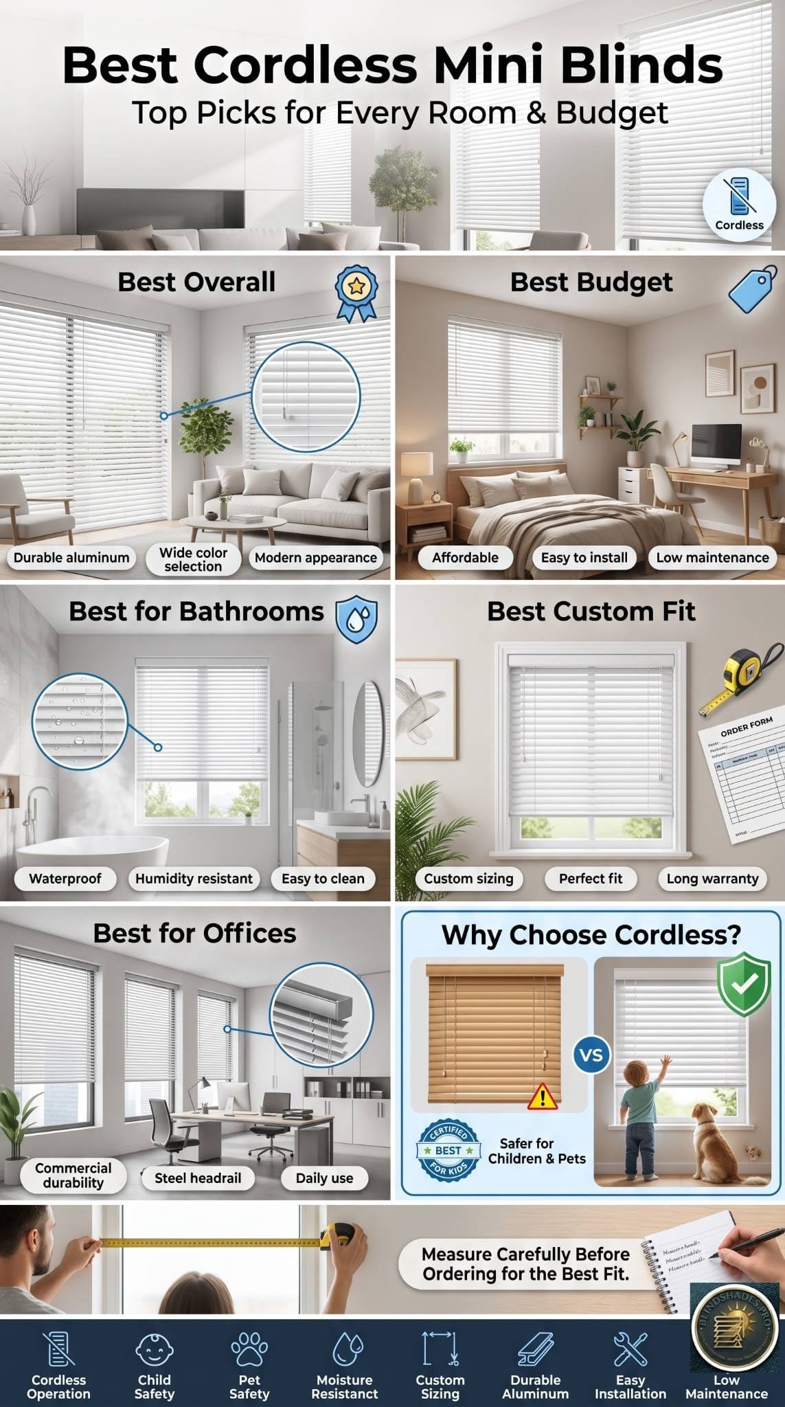 Best Cordless Mini Blinds 2026