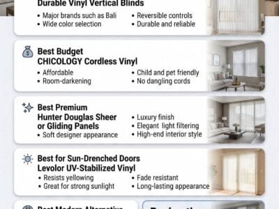 Best Vertical Blinds for Sliding Doors