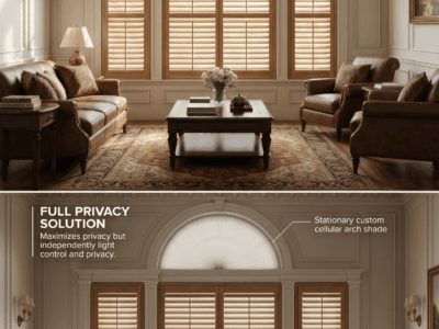 Best Window Treatments for Palladian Windows