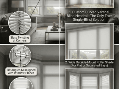Can You Put One Blind Across a Bay Window