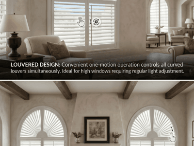 Can You Put Shutters on an Arched Window