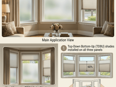 How Do You Add Privacy to a Bay Window Without Blocking Light