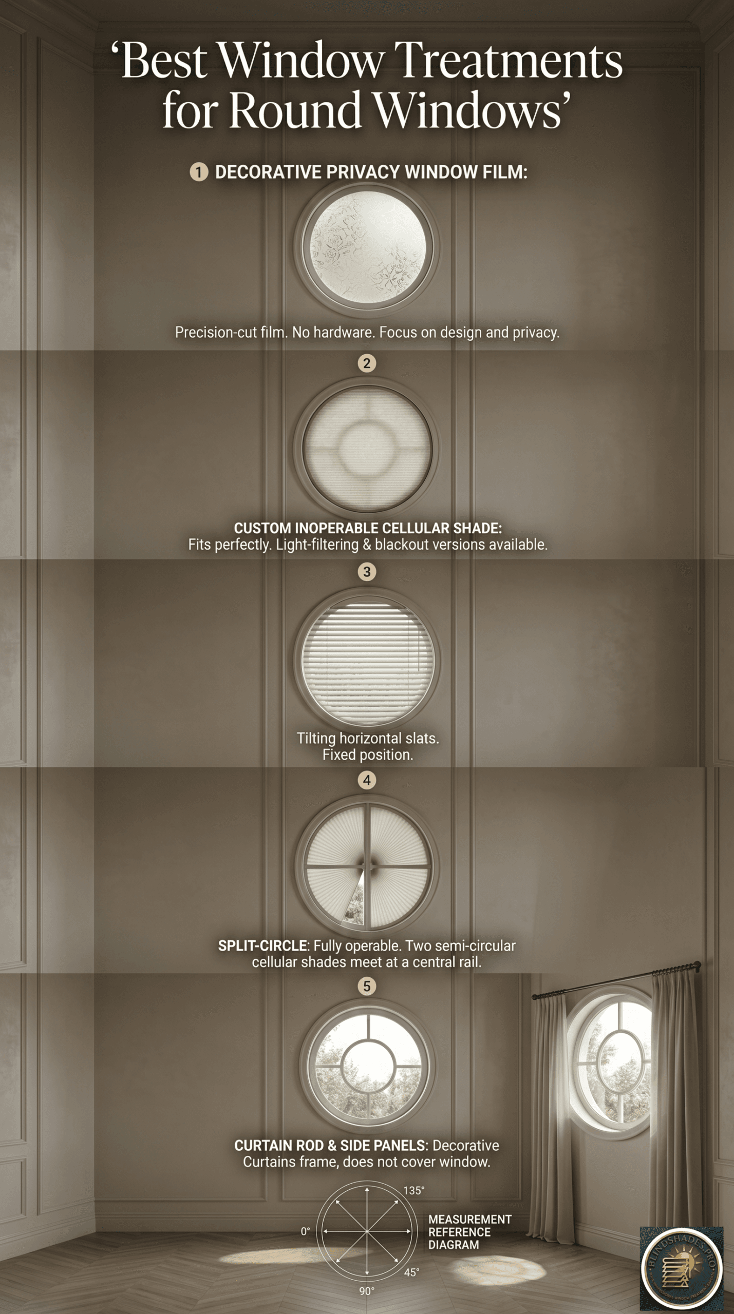 How Do You Cover a Round or Circular Window