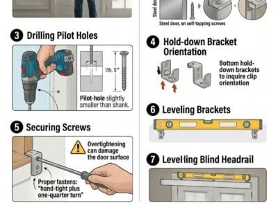 How Do You Install Blinds on French Doors