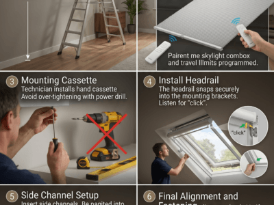 How Do You Install Skylight Blinds