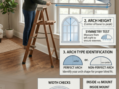 How Do You Measure Arched Windows for Blinds