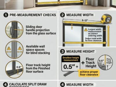How Do You Measure Sliding Glass Door Blinds