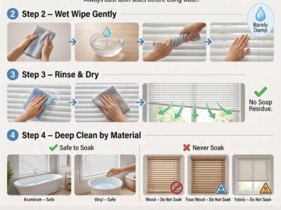 How to Clean Mini Blinds