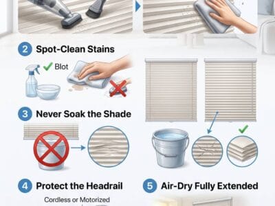 How to Clean Pleated Blinds