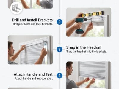 How to Install Pleated Blinds