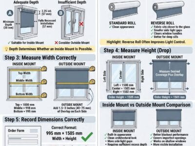How to Measure for Roller Blinds