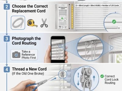 How to Restring Mini Blinds