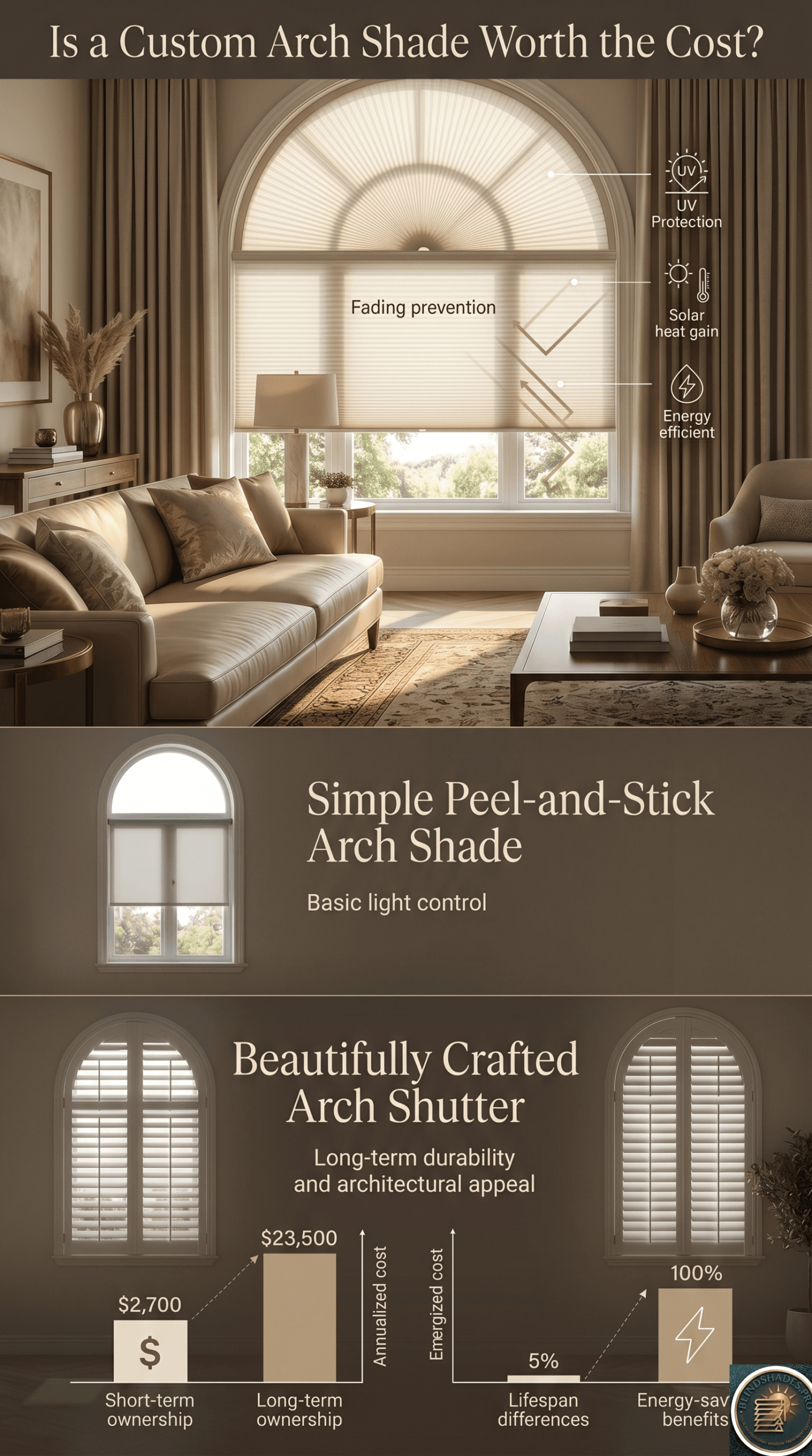 Is a Custom Arch Shade Worth the Cost