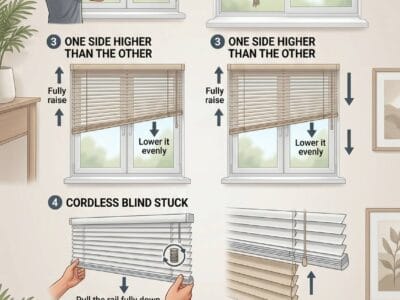 Venetian Blinds Won’t Go Up or Down? Diagnose and Fix It