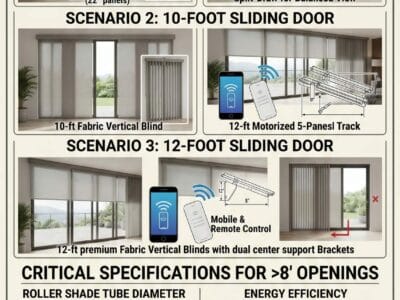 What Are the Best Blinds for Large Sliding Glass Doors