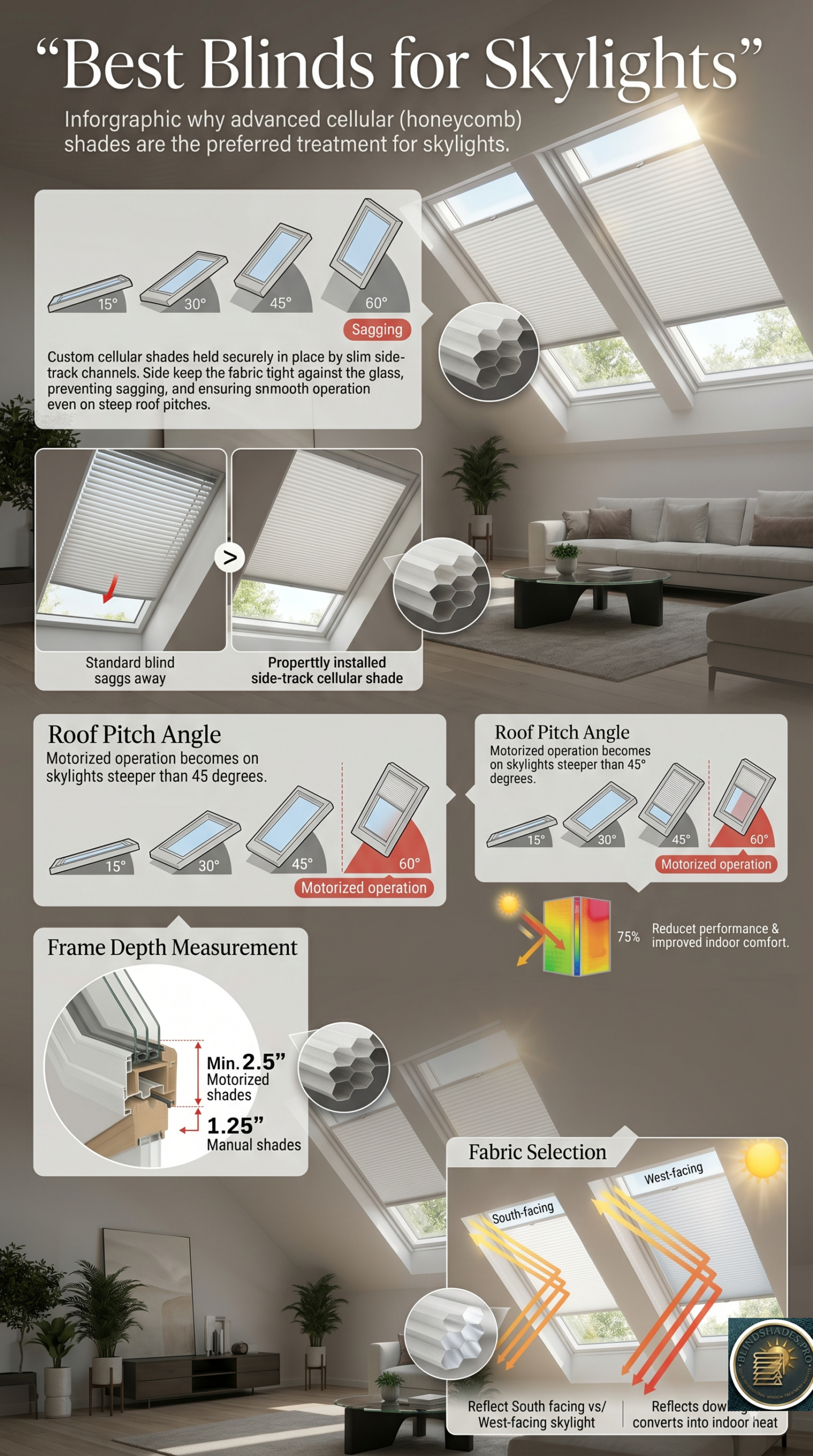 What Are the Best Blinds for Skylights