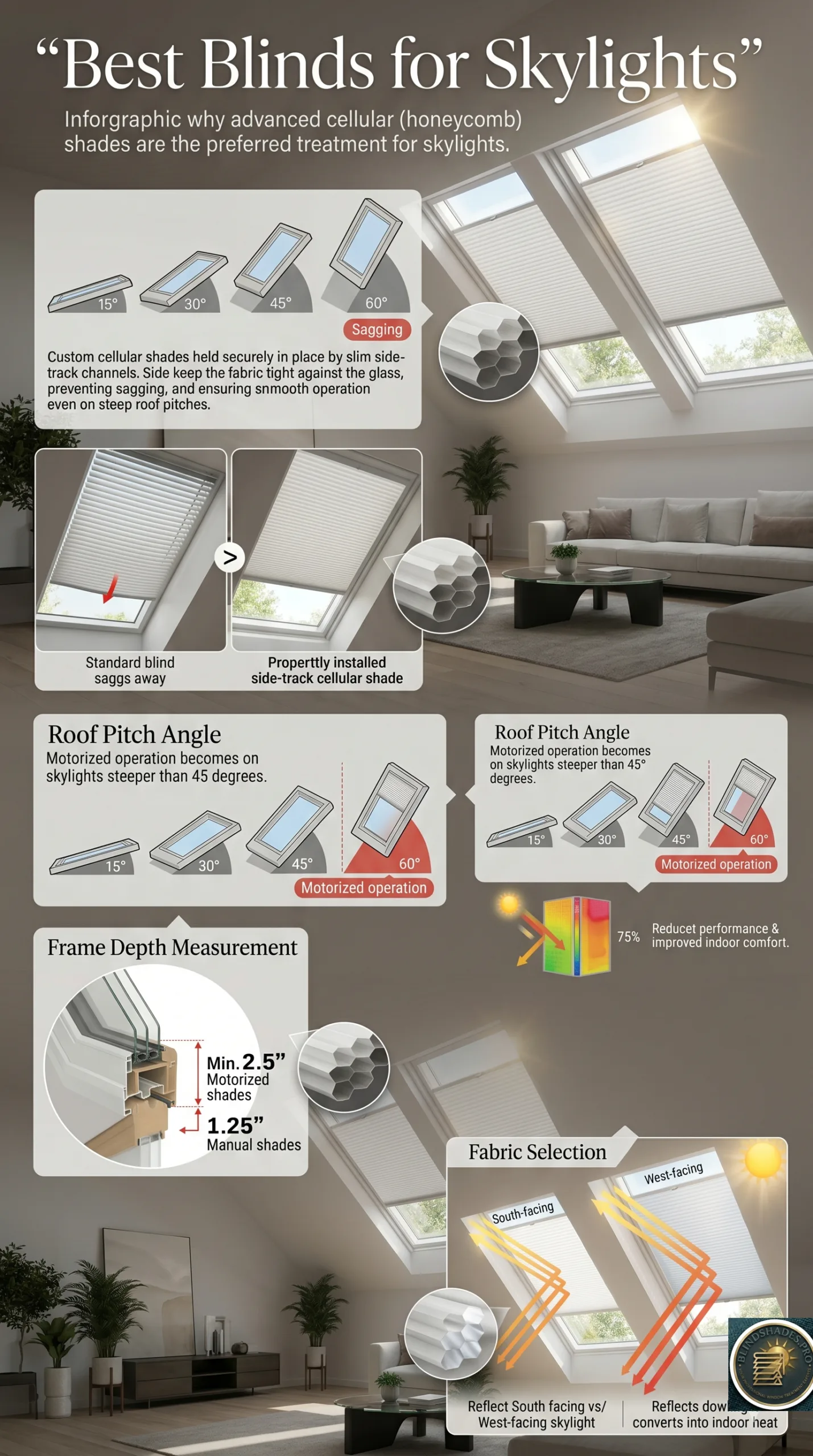 What Are the Best Blinds for Skylights