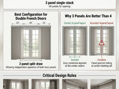 What Are the Best Panel Track Blinds for French Doors