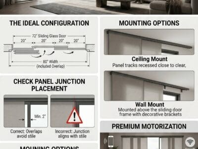 What Are the Best Panel Track Blinds for Sliding Glass Doors