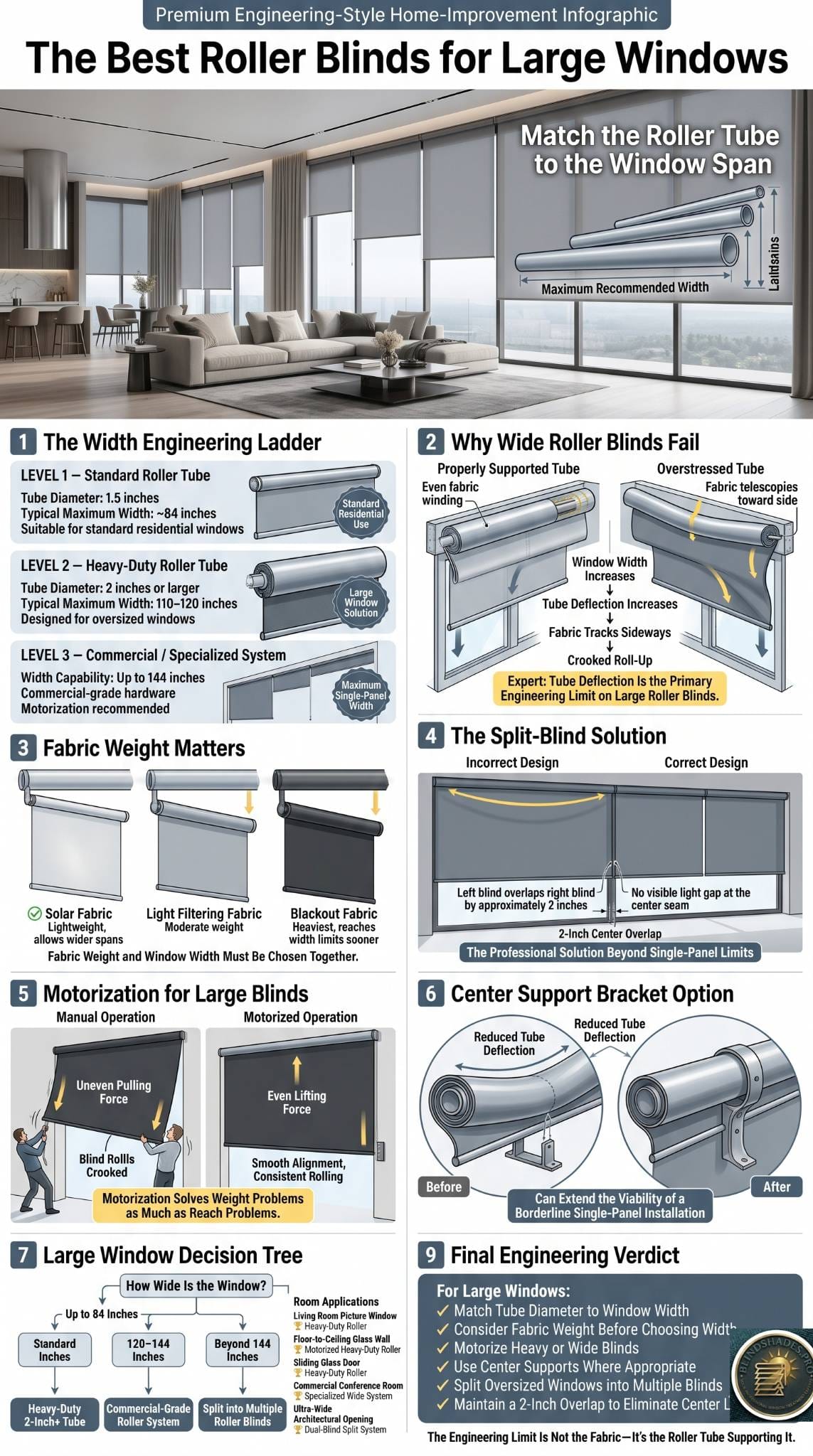 What Are the Best Roller Blinds for Large Windows