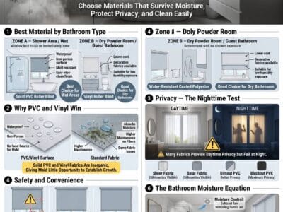 What Are the Best Roller Blinds for a Bathroom