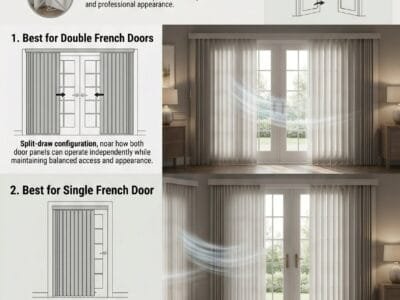 What Are the Best Vertical Blinds for French Doors