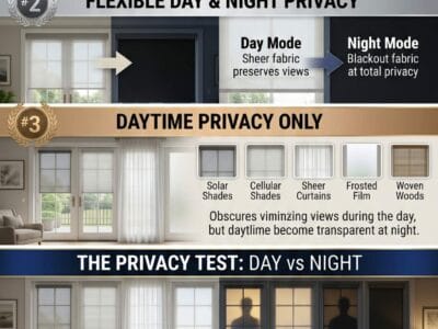 What Window Treatments Give French Doors the Most Privacy