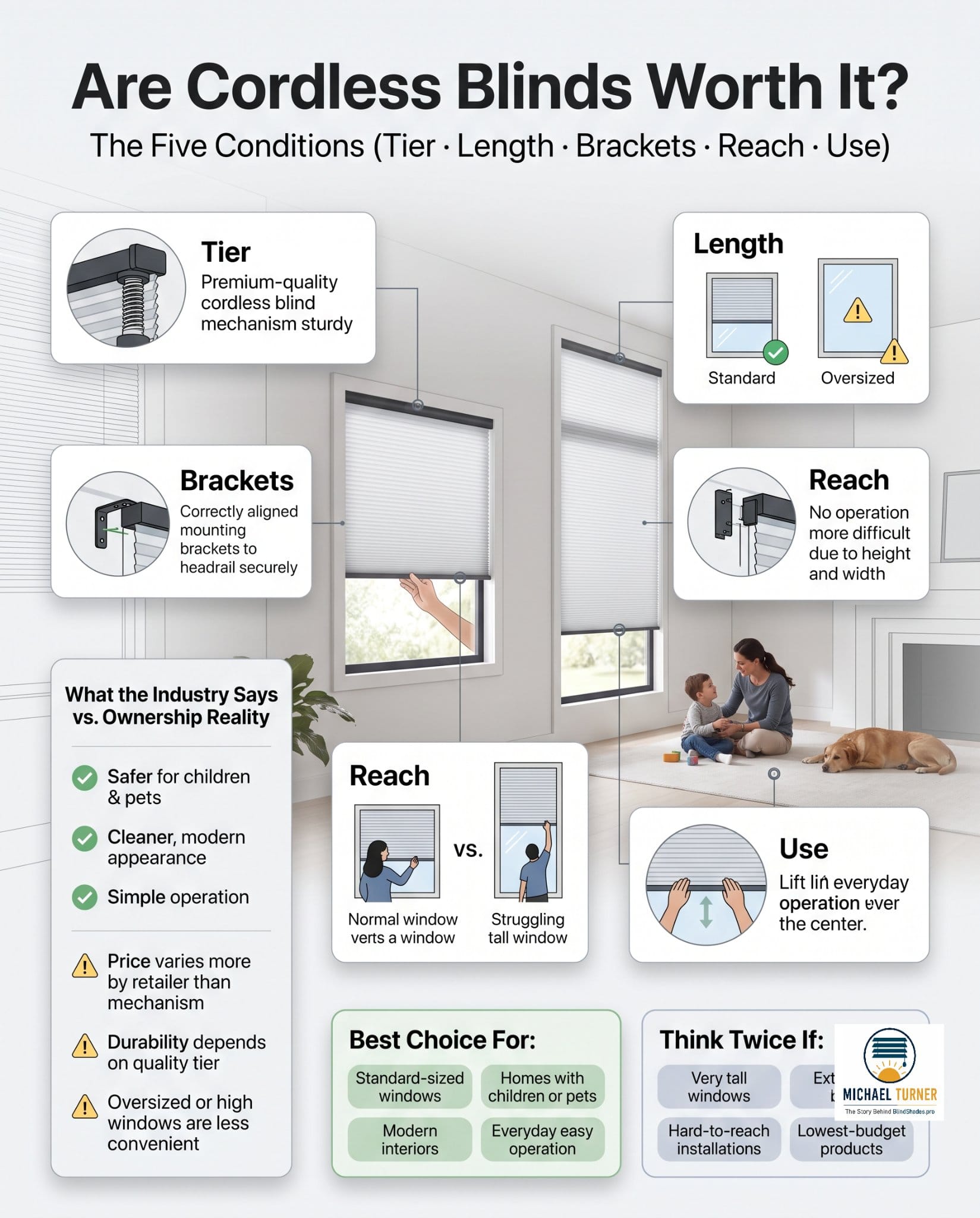 Are Cordless Blinds Worth It? The Five Conditions
