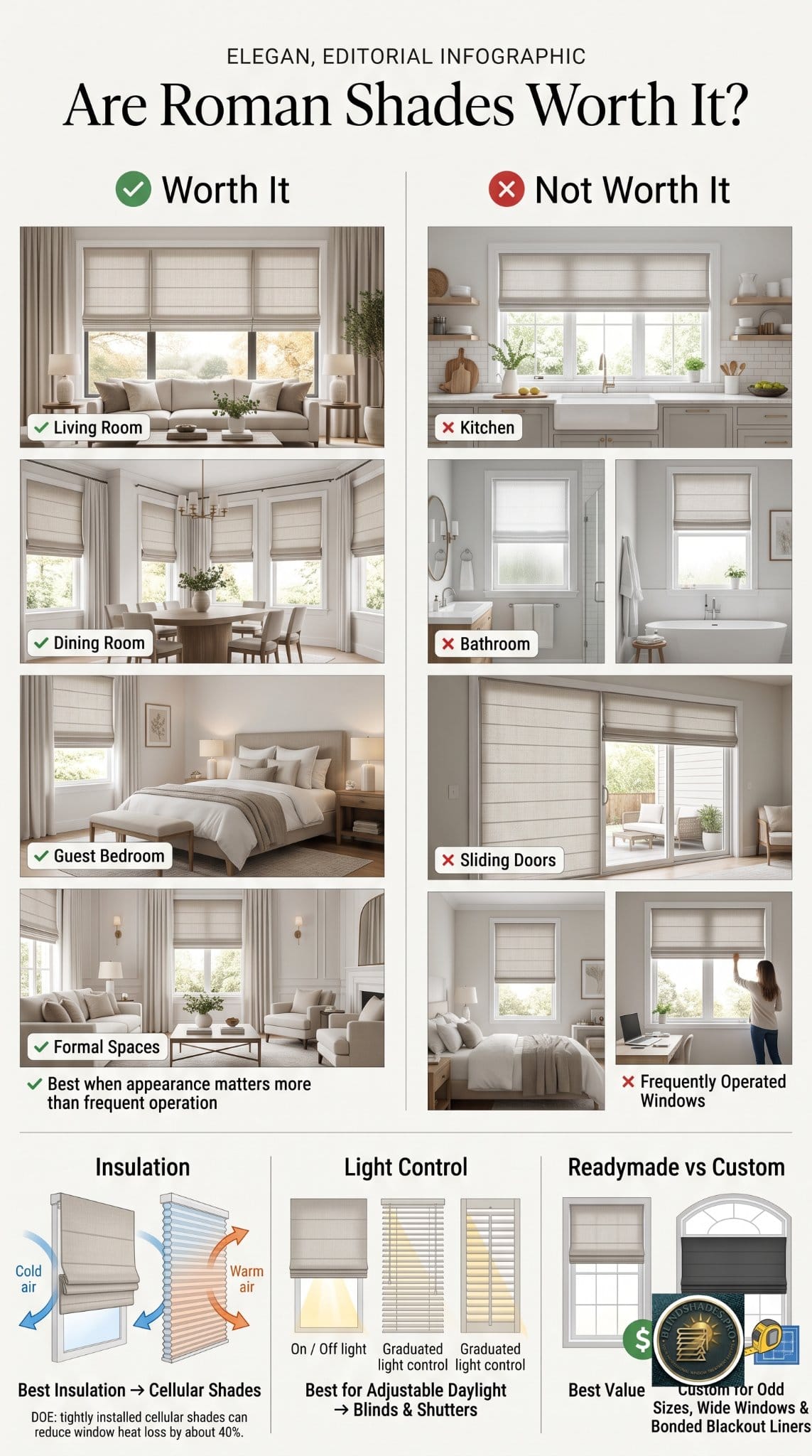 Are Roman Shades Worth It? An Honest Cost and Value Guide