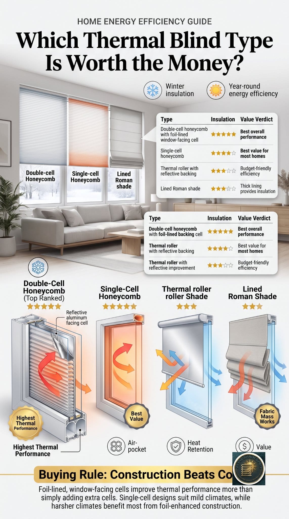 Are Thermal Blinds Worth It? The Honest Numbers Verdict