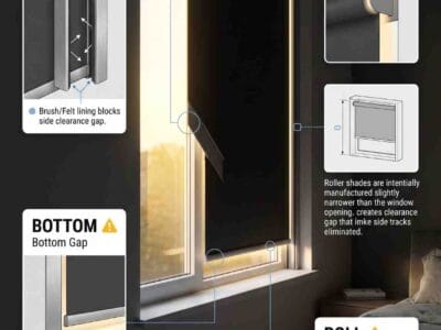 Blackout Blinds with Side Tracks: Do They Actually Seal?