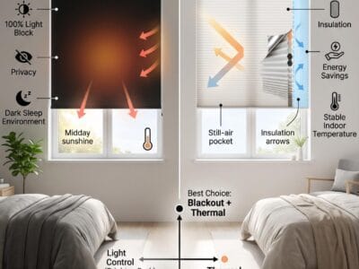 Blackout vs Thermal Blinds: Two Specs, Not Two Products